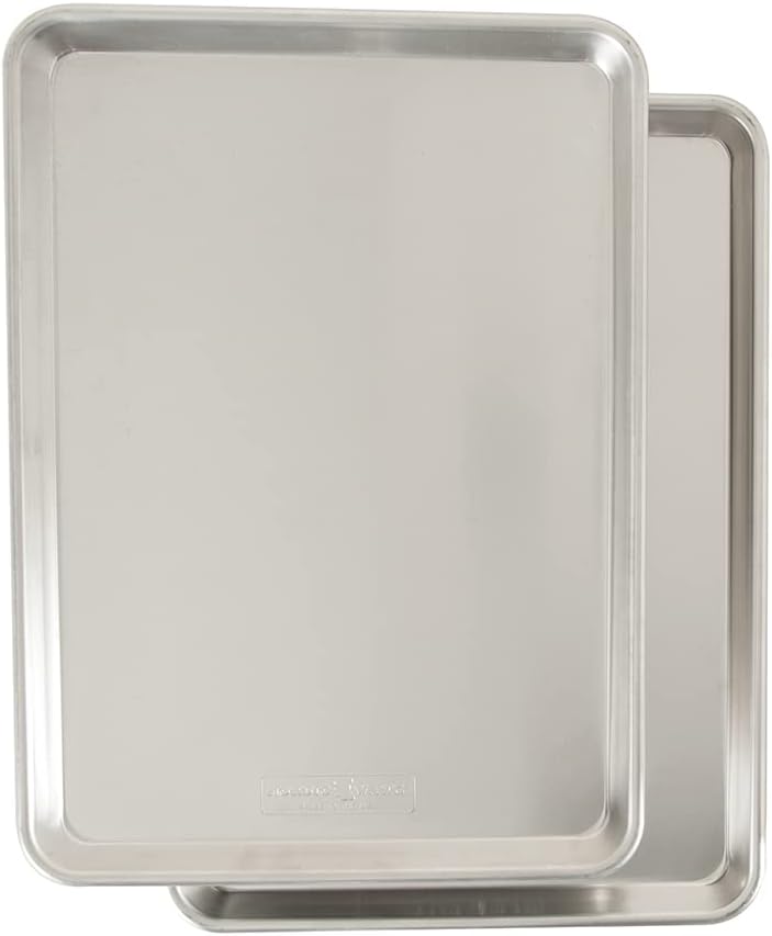 Nordic Ware Natural Aluminum Commercial Baker&amp;amp;#039;s Half Sheet (2-Pack)